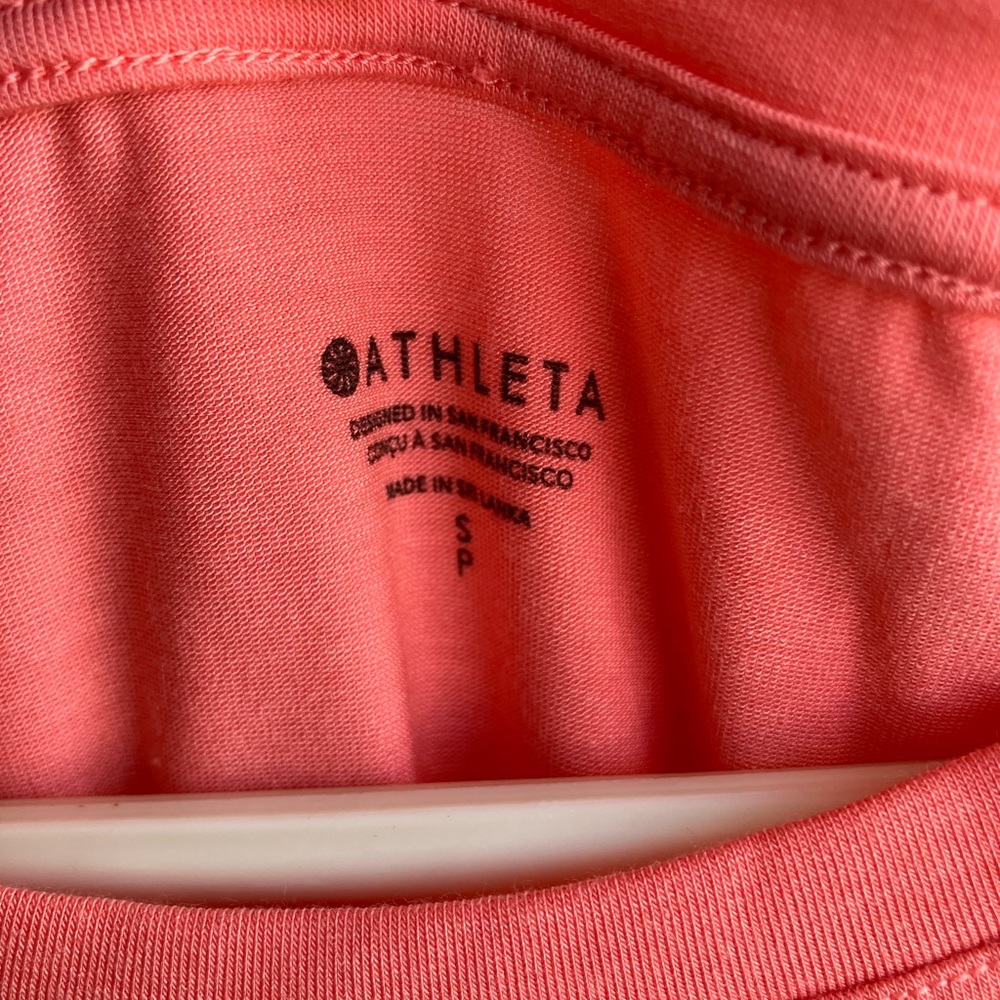Athleta twist activewear yoga tank top pink small - Picture 2 of 3